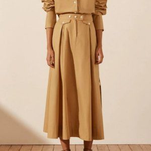 Shona Joy Poplin Midi Skirt